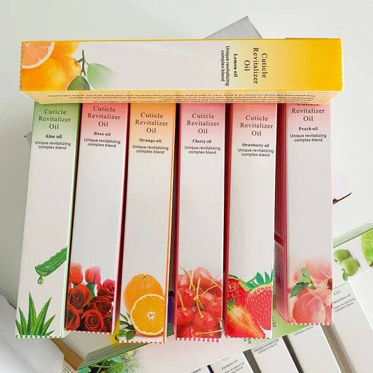 Nail Nutrition Oil Pen Set - Cuticle Treatment 15 Scents (30 Pieces)