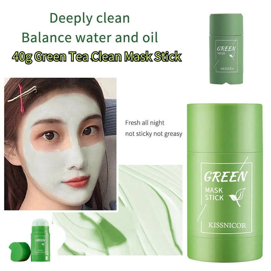 Green Tea Clean Mask Stick - Acne Treatment & Blackhead Remover 40g