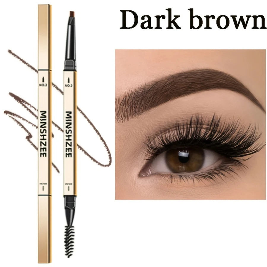 Waterproof Matte Eyebrow Pen - Double Head with Brush