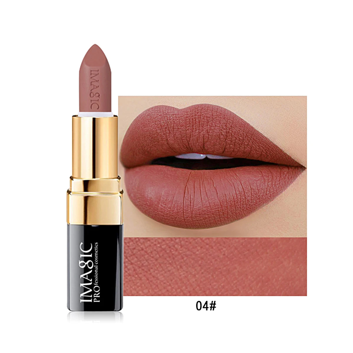 IMAGIC Matte Lipstick Set - Waterproof Velvet Nude Rouge (12 Colors)