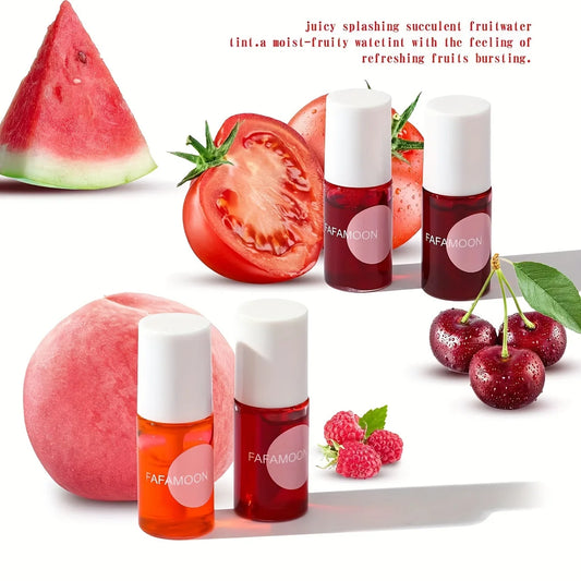 Fruity Lip Tint - Moisturizing Waterproof Liquid Lipstick