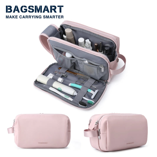 Waterproof Travel Cosmetic Bag - Lightweight Toiletry Organizer