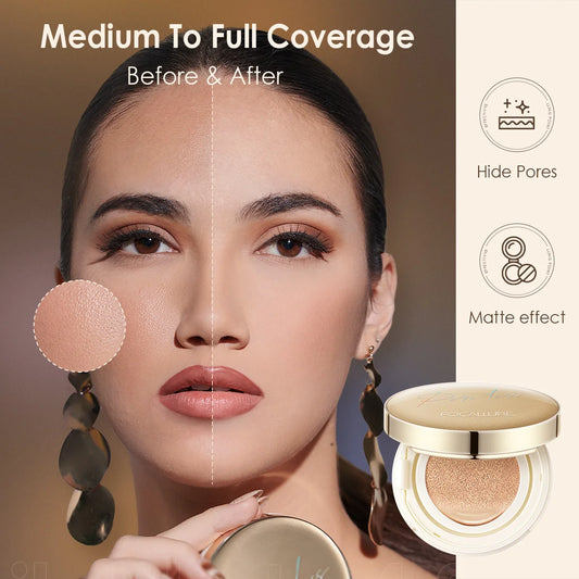 FOCALLURE Foundation Air Cushion - Waterproof Matte Full Coverage