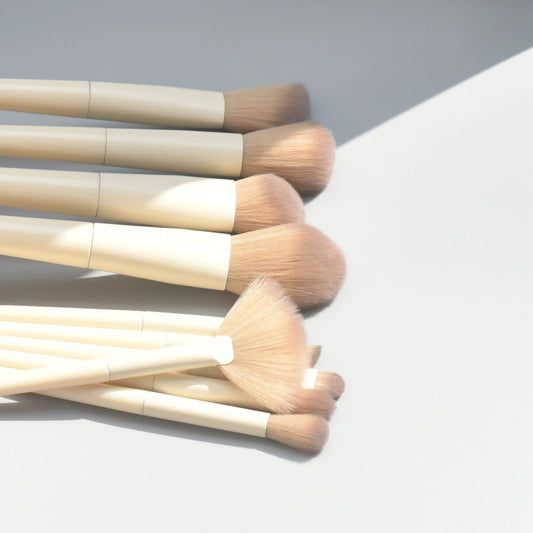 Soft Fluffy Makeup Brush Set - Eye Shadow Foundation Blending
