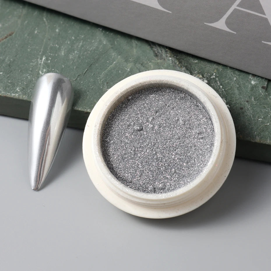 Aurora Cat Eye Magnetic Nail Powder - Chrome Chameleon Effect Glitter