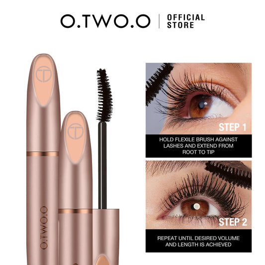 O.TWO.O 3D Silk Fiber Mascara - Lengthening Waterproof Long Lasting