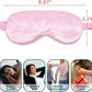 Silk Sleep Eye Mask - Soft Blackout Eyeshade for Travel and Rest