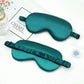 Silk Sleep Eye Mask - Soft Blackout Eyeshade for Travel and Rest