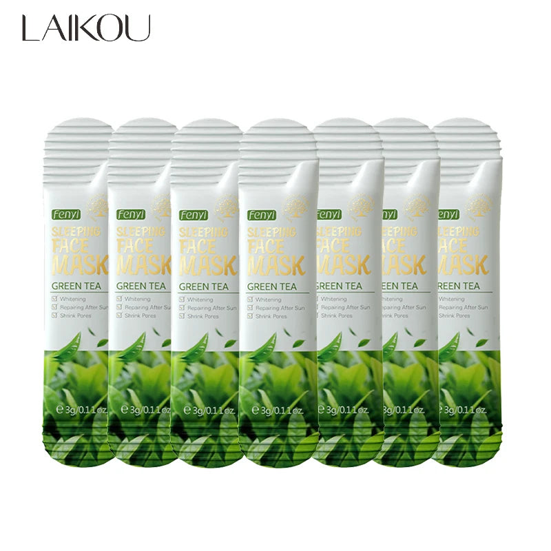 LAIKOU Moisturizing Facial Mask Set - Hydrating Sleeping Masks (7 Pieces)