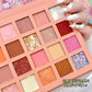 24-Color Strawberry Eyeshadow Palette - Glitter Pearlescent Waterproof Makeup