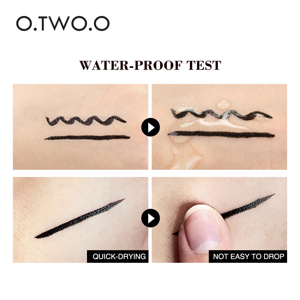 O.TWO.O Double-Ended Eyeliner Stamp Pen - Waterproof Fast Dry