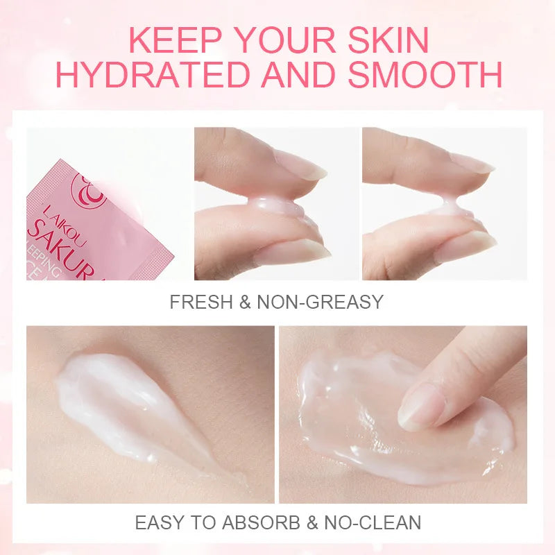 LAIKOU Moisturizing Facial Mask Set - Hydrating Sleeping Masks (7 Pieces)