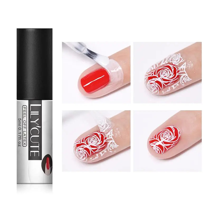 LILYCUTE Peel Off Latex Liquid Tape - Nail Polish Protector