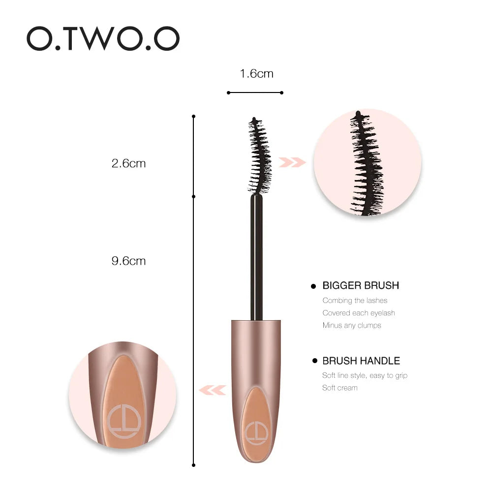 O.TWO.O 3D Silk Fiber Mascara - Lengthening Waterproof Long Lasting