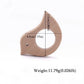 Wooden Animal Teether Set - Natural Beech Wood (10 Pieces)