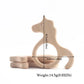 Wooden Animal Teether Set - Natural Beech Wood (10 Pieces)