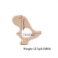 Wooden Animal Teether Set - Natural Beech Wood (10 Pieces)