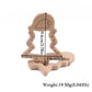 Wooden Animal Teether Set - Natural Beech Wood (10 Pieces)