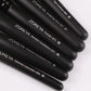 ZOREYA 7 Piece Black Makeup Brush Set - Eye & Face Kit