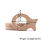 Wooden Animal Teether Set - Natural Beech Wood (10 Pieces)