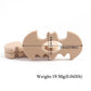 Wooden Animal Teether Set - Natural Beech Wood (10 Pieces)