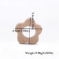 Wooden Animal Teether Set - Natural Beech Wood (10 Pieces)