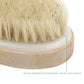 Natural Bristle Shower Brush - Wooden Dry Skin Body Brush for Spa