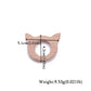 Wooden Animal Teether Set - Natural Beech Wood (10 Pieces)