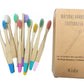 Organic Bamboo Toothbrush for Kids - Eco-Friendly Soft Bristle (10 Colors)