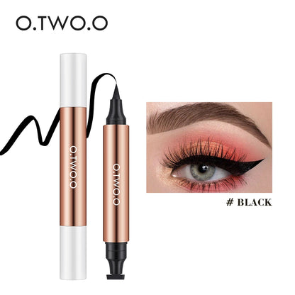 O.TWO.O Double-Ended Eyeliner Stamp Pen - Waterproof Fast Dry