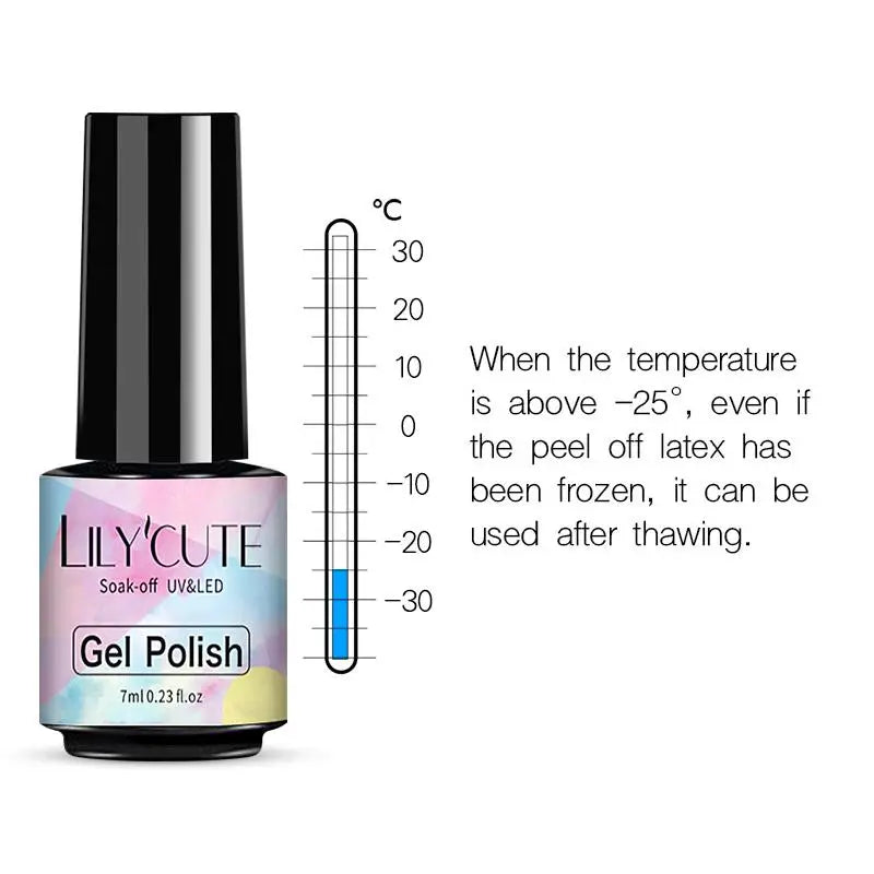 LILYCUTE Peel Off Latex Liquid Tape - Nail Polish Protector