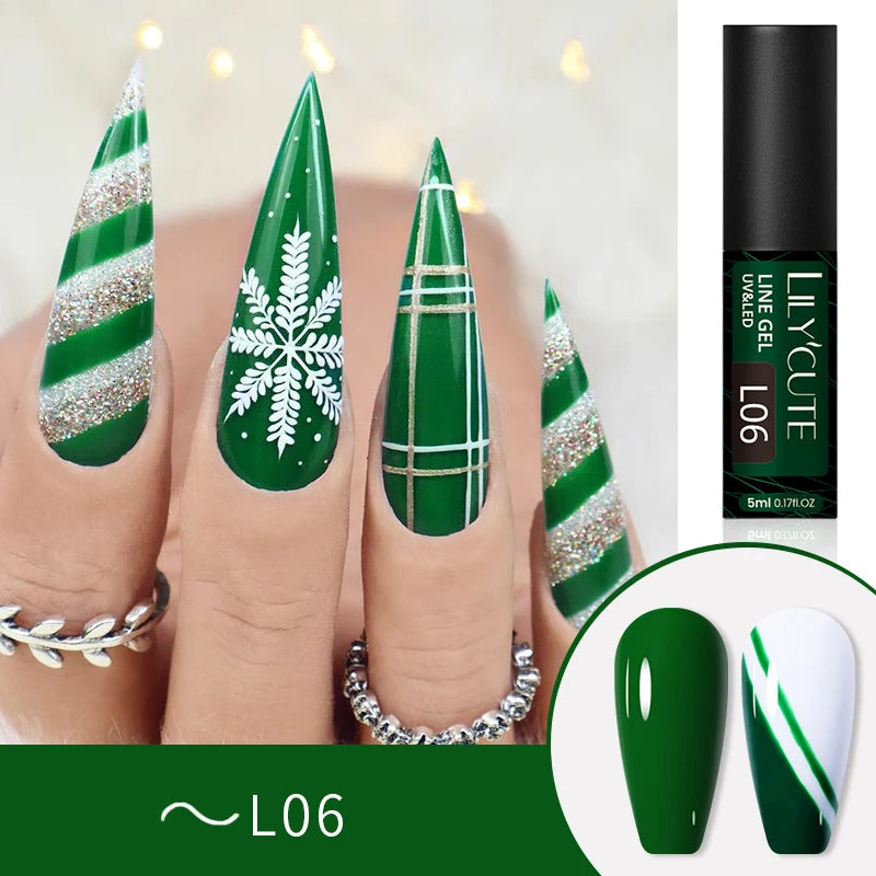 LILYCUTE 5ML Reflective Glitter Liner Gel - Champagne Sparkle