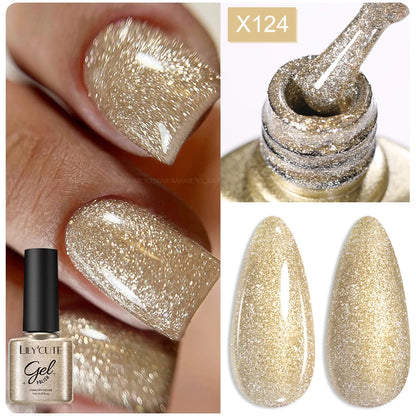 LILYCUTE 5ML Reflective Glitter Liner Gel - Champagne Sparkle
