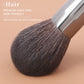 Natural Goat Hair Makeup Brush Set - 14 Piece Professional Kit
