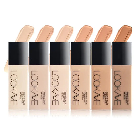 LOOKAVE Liquid Foundation - Long Lasting Natural Matte Full Coverage