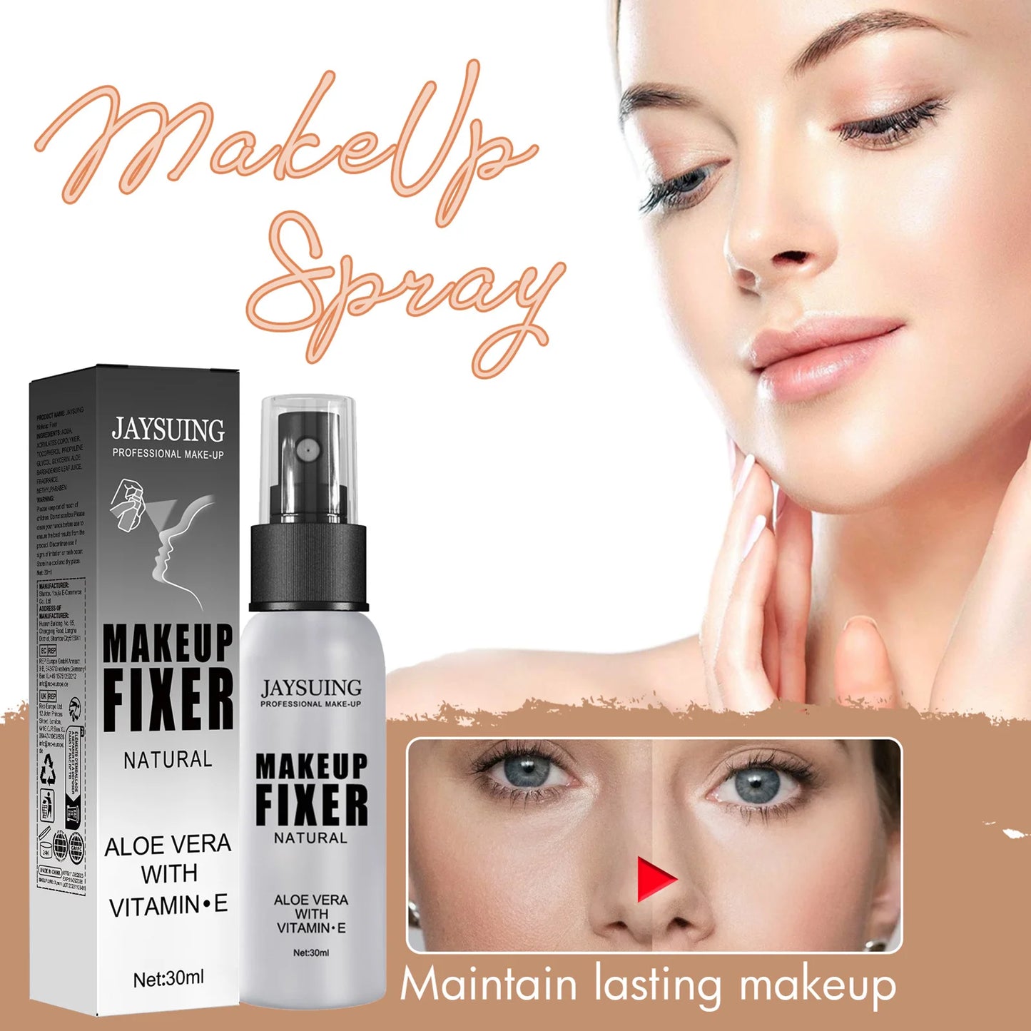 Makeup Setting Spray - Long-Lasting Sweatproof Oil Control Fixer