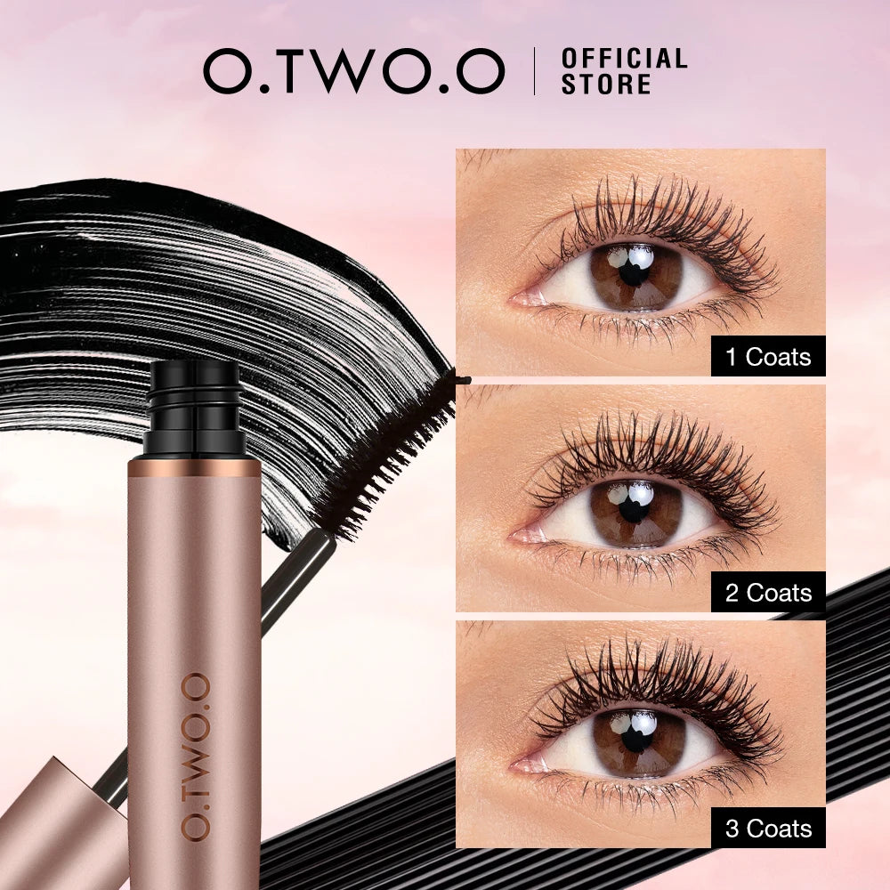 O.TWO.O 3D Silk Fiber Mascara - Lengthening Waterproof Long Lasting