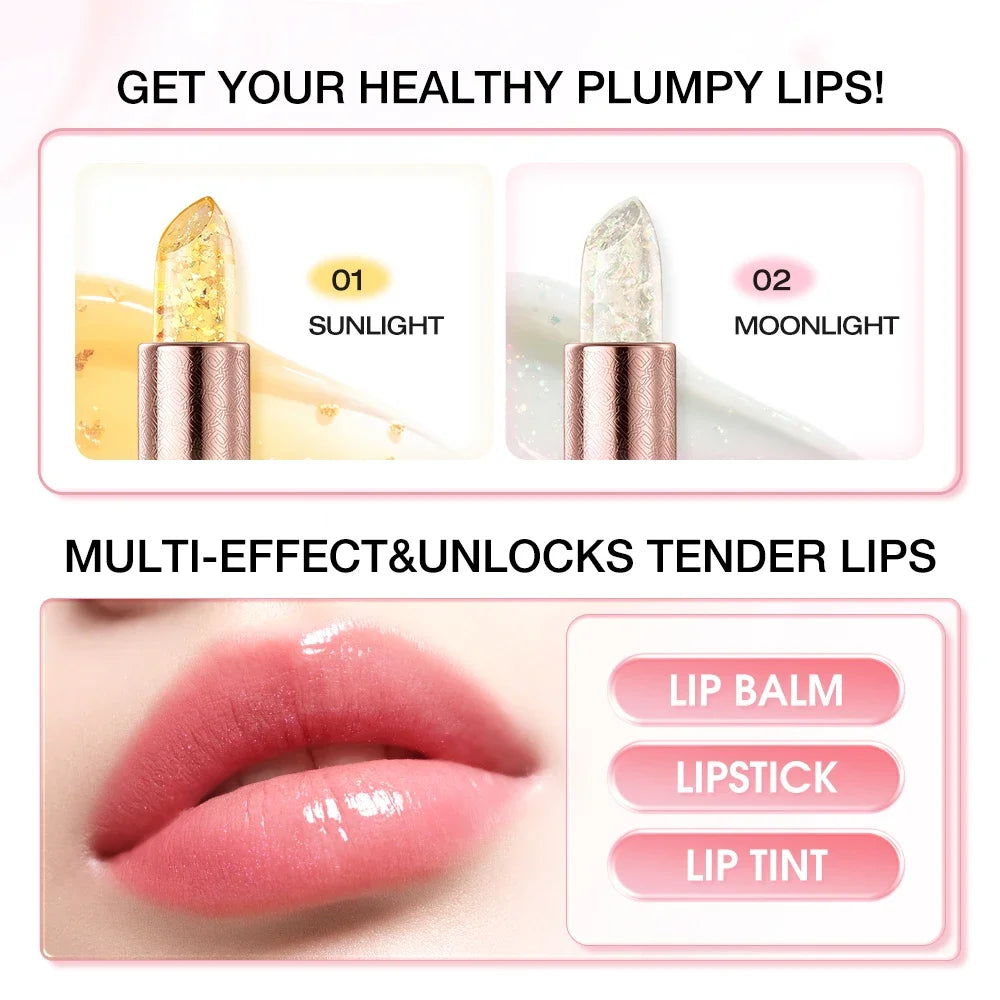 Color Changing Lip Balm - Long-Lasting Moisturizing Treatment