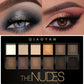 Professional 12-Color Eyeshadow Palette - Natural Shimmer Matte Nudes 9.6g