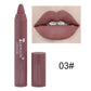 Velvet Matte Lipstick Pencil - Waterproof Lip Liner (12 Colors)