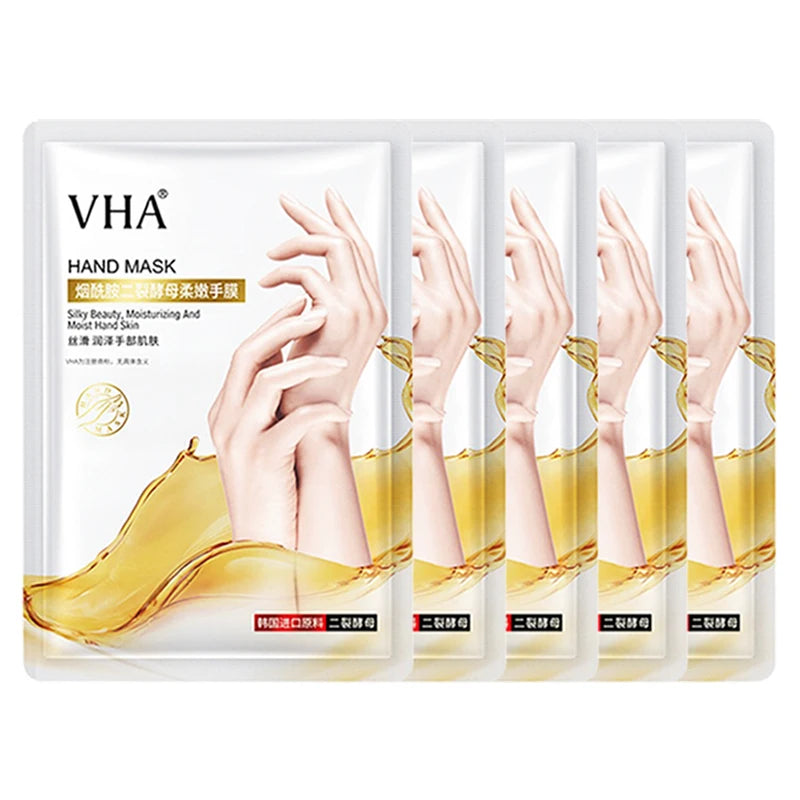 Goat Milk Hand Mask Set - Moisturizing Rejuvenating Treatment (1/3/5 Pairs)