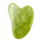 Natural Jade Roller and Gua Sha Set - Face Massage Tool for Lifting