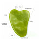 Natural Jade Roller and Gua Sha Set - Face Massage Tool for Lifting