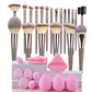 Professional Makeup Brush Set - 3-20 Piece Soft Fluffy Beauty Kit
