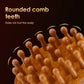 Sandalwood Massage Comb - Finger Ring Scalp Massager and Gua Sha Tool