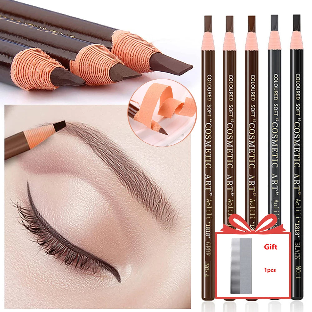 Waterproof Feather Eyebrow Pencil - Long Lasting Professional Brow Lift