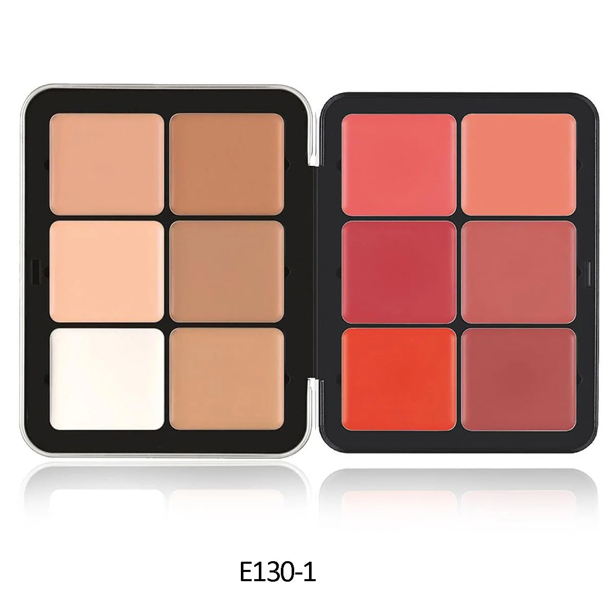 12-Color Blush Concealer & Contour Set - Waterproof Brightening Palette
