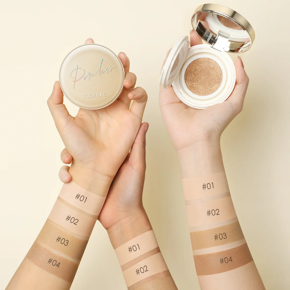FOCALLURE Foundation Air Cushion - Waterproof Matte Full Coverage