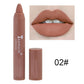 Velvet Matte Lipstick Pencil - Waterproof Lip Liner (12 Colors)