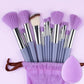 13 Piece Makeup Brush Set - Soft Fluffy Eye Shadow & Foundation Kit